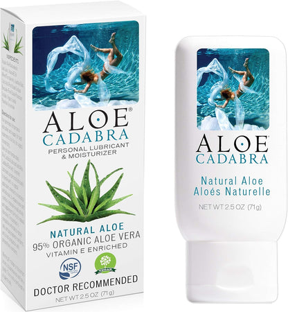 Aloe Cadabra Natural Water Based Personal Lube,  2.5 oz